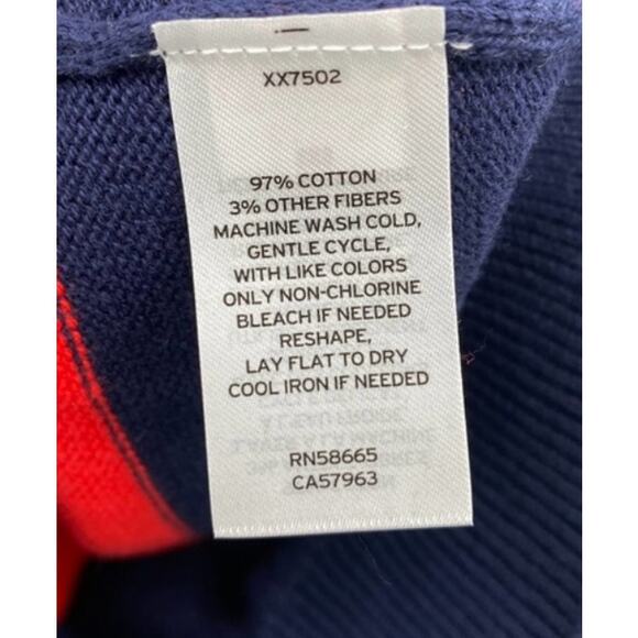 Harper Canyon Long Sleeve Sweater Extra Large Navy Peacock NWT Sparkly Stripe - Picture 4 of 5